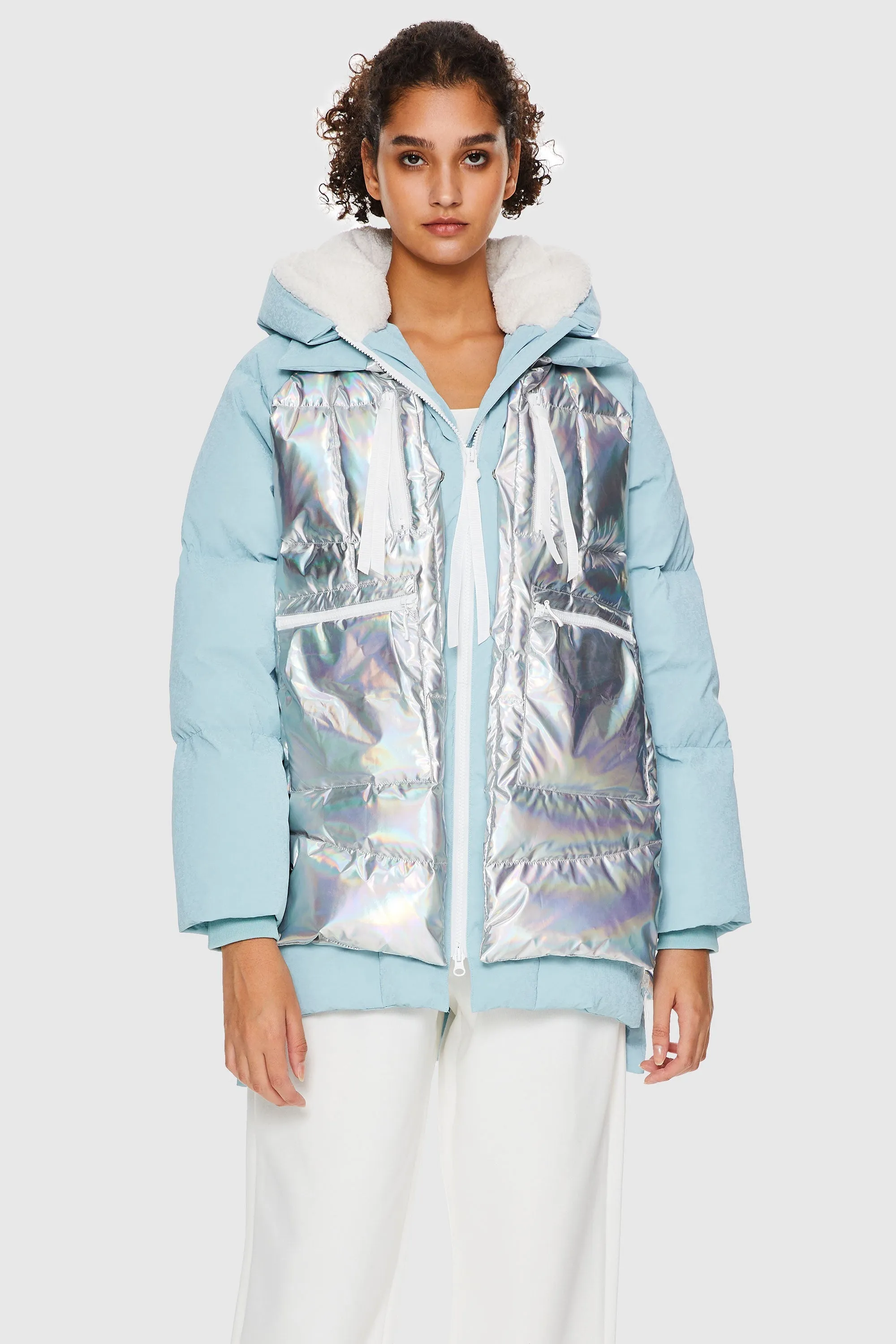 092 Colorlay Chrome Down Jacket