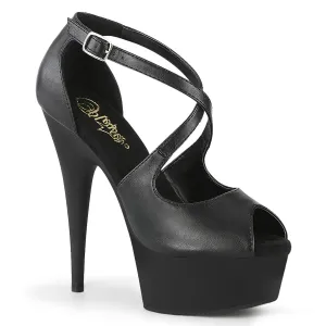 6" Criss-Cross Peep Toe Platform (DELIGHT-621)