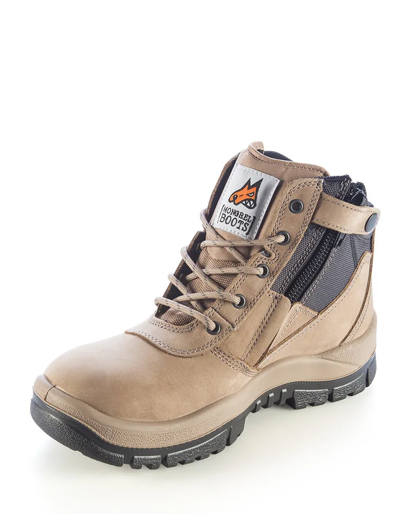 961 Non Safety Zip Sided Boot - Stone