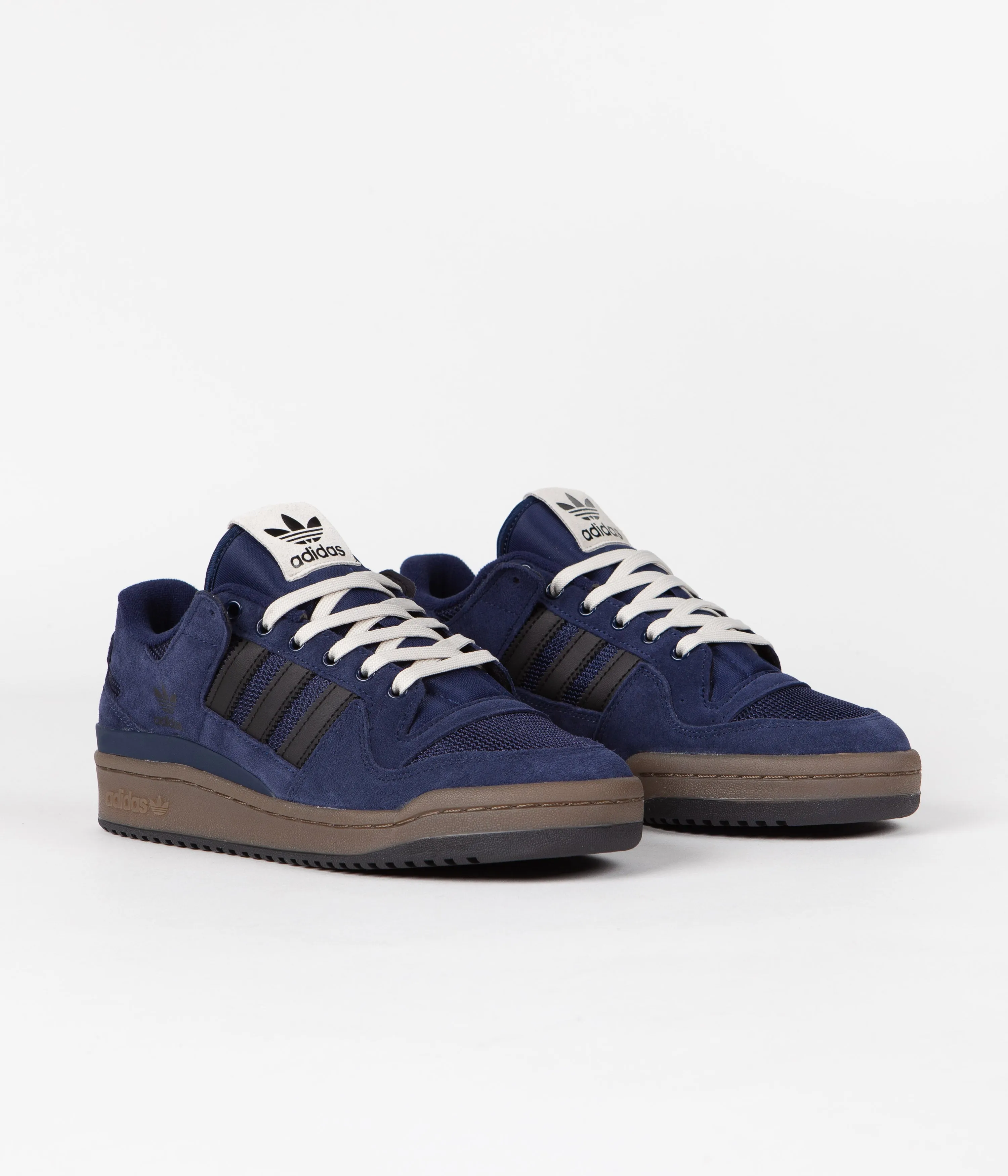 Adidas Forum 84 Low ADV Shoes - Collegiate Navy / Core Black / Bluebird