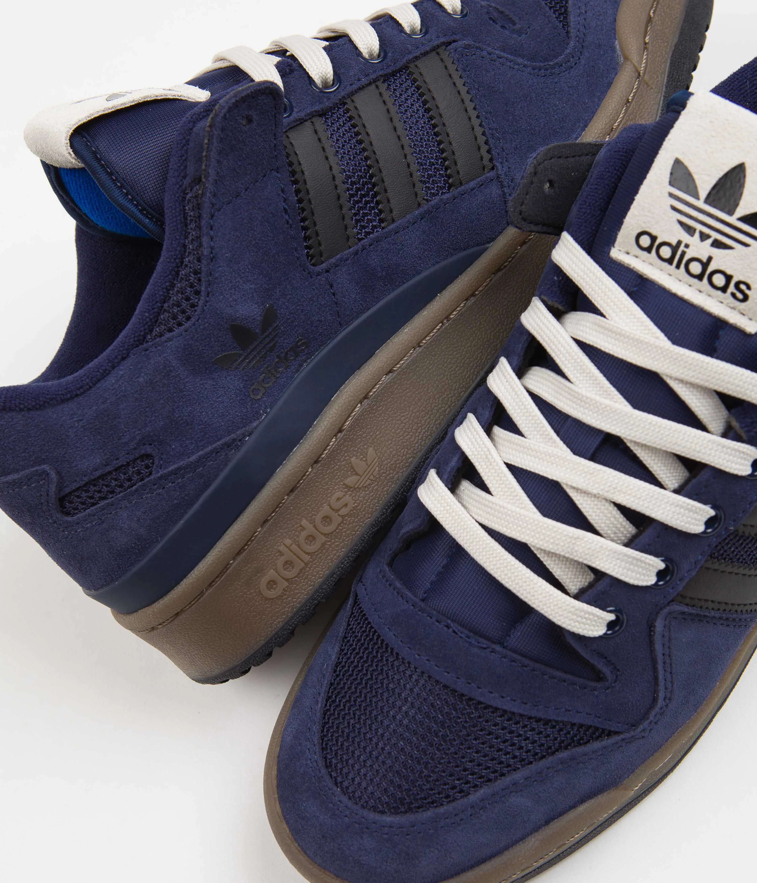 Adidas Forum 84 Low ADV Shoes - Collegiate Navy / Core Black / Bluebird