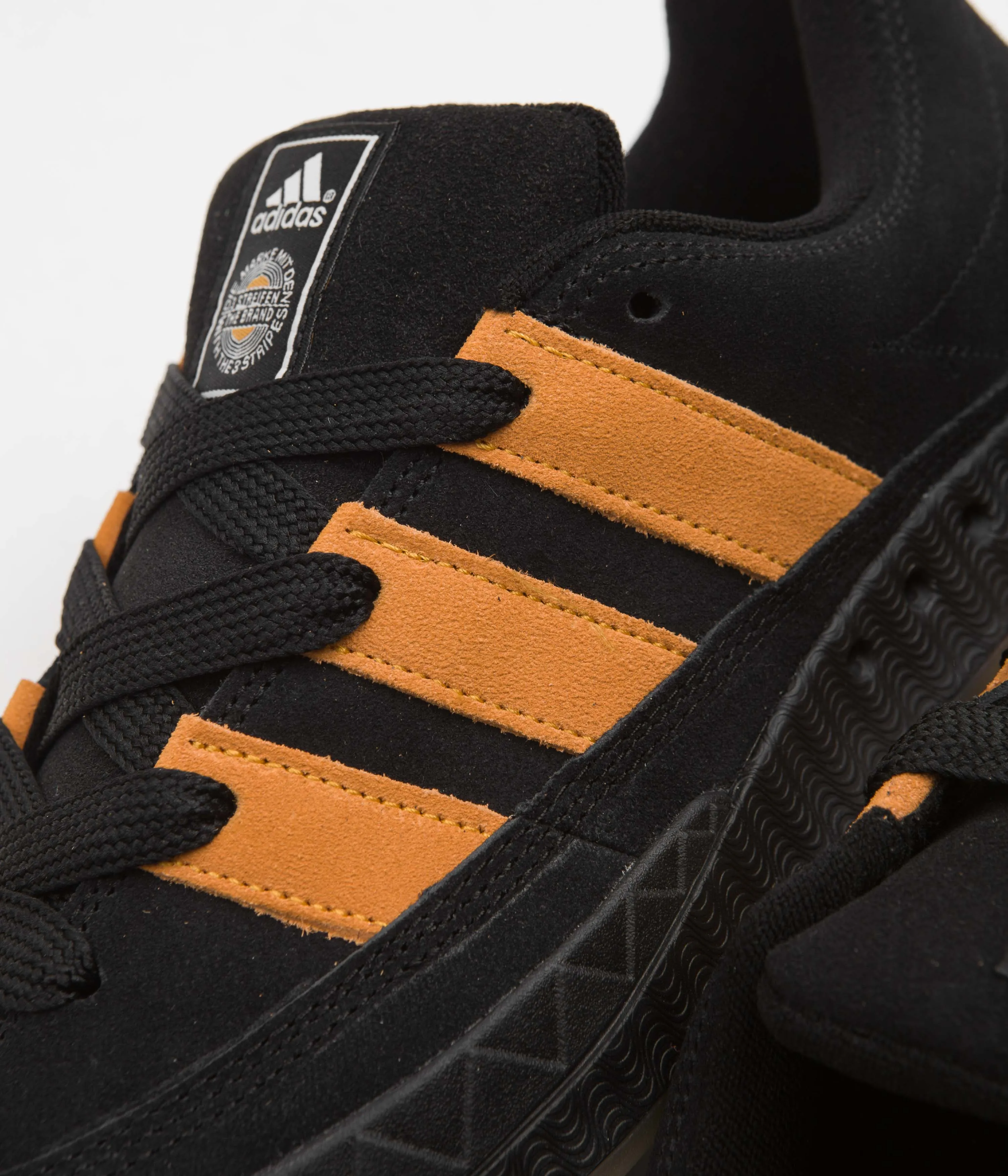 Adidas Jamal Smith Adimatic Shoes - Core Black / Orange Rush / FTWR White