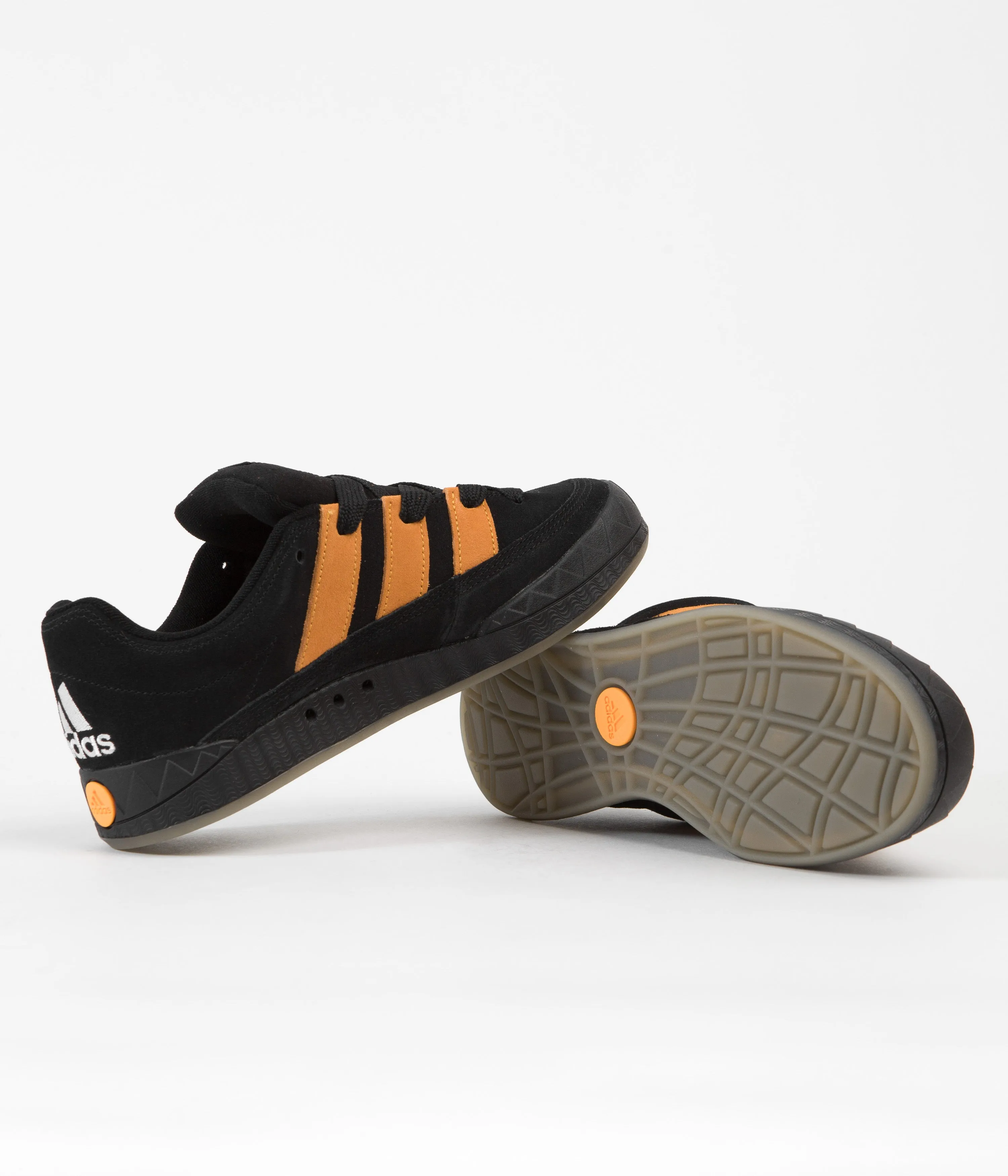 Adidas Jamal Smith Adimatic Shoes - Core Black / Orange Rush / FTWR White