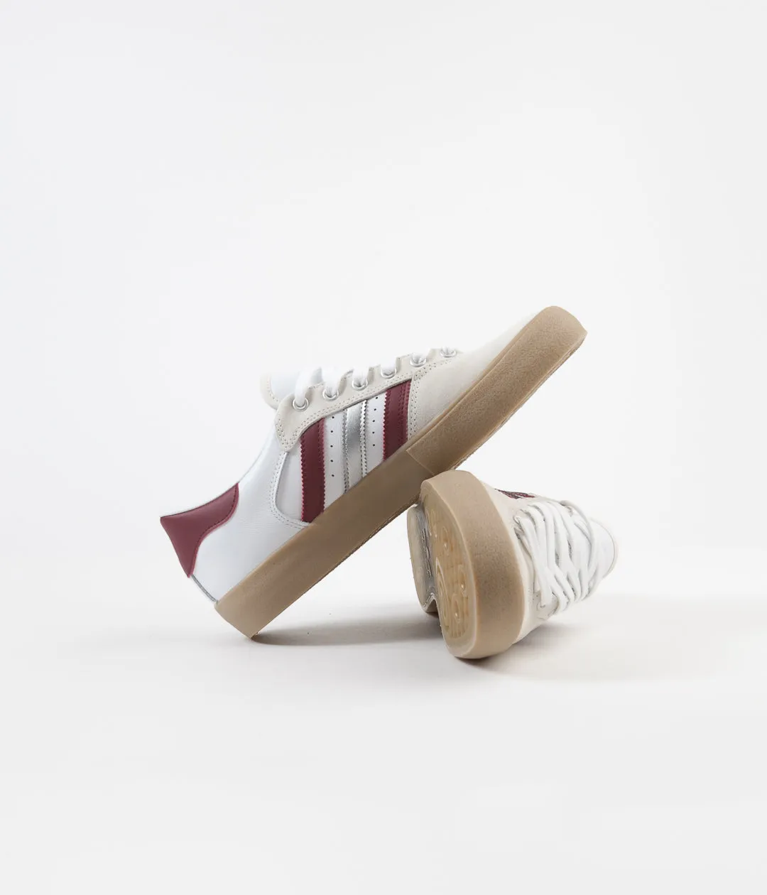 Adidas Matchbreak Super 'Shin Sanbongi' Shoes - White / Collegiate Burgundy / Gum4