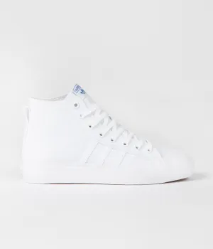 Adidas Nizza Hi ADV Shoes - FTWR White / FTWR White / Bluebird