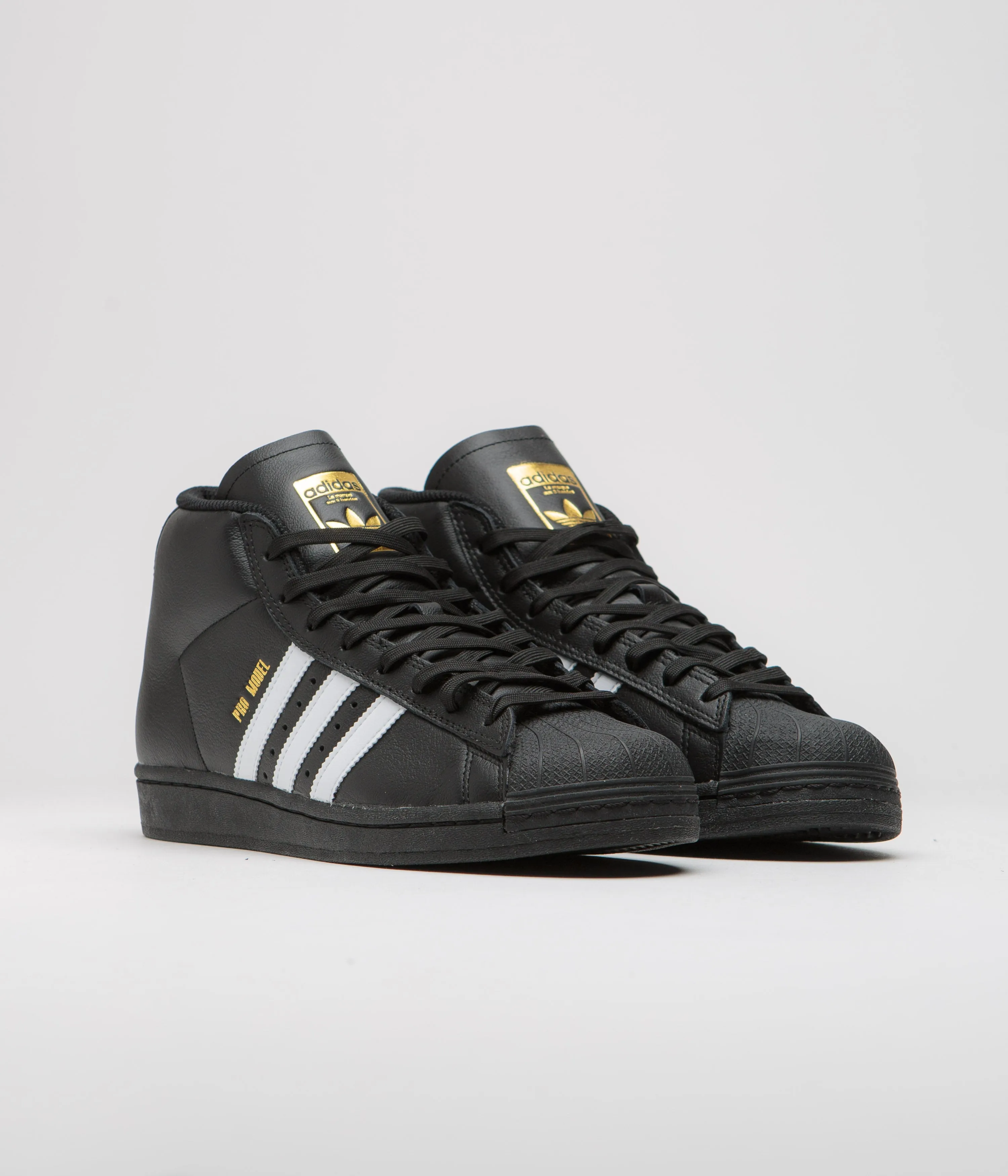 Adidas Pro Model ADV Shoes - Core Black / FTWR White / Gold Metallic