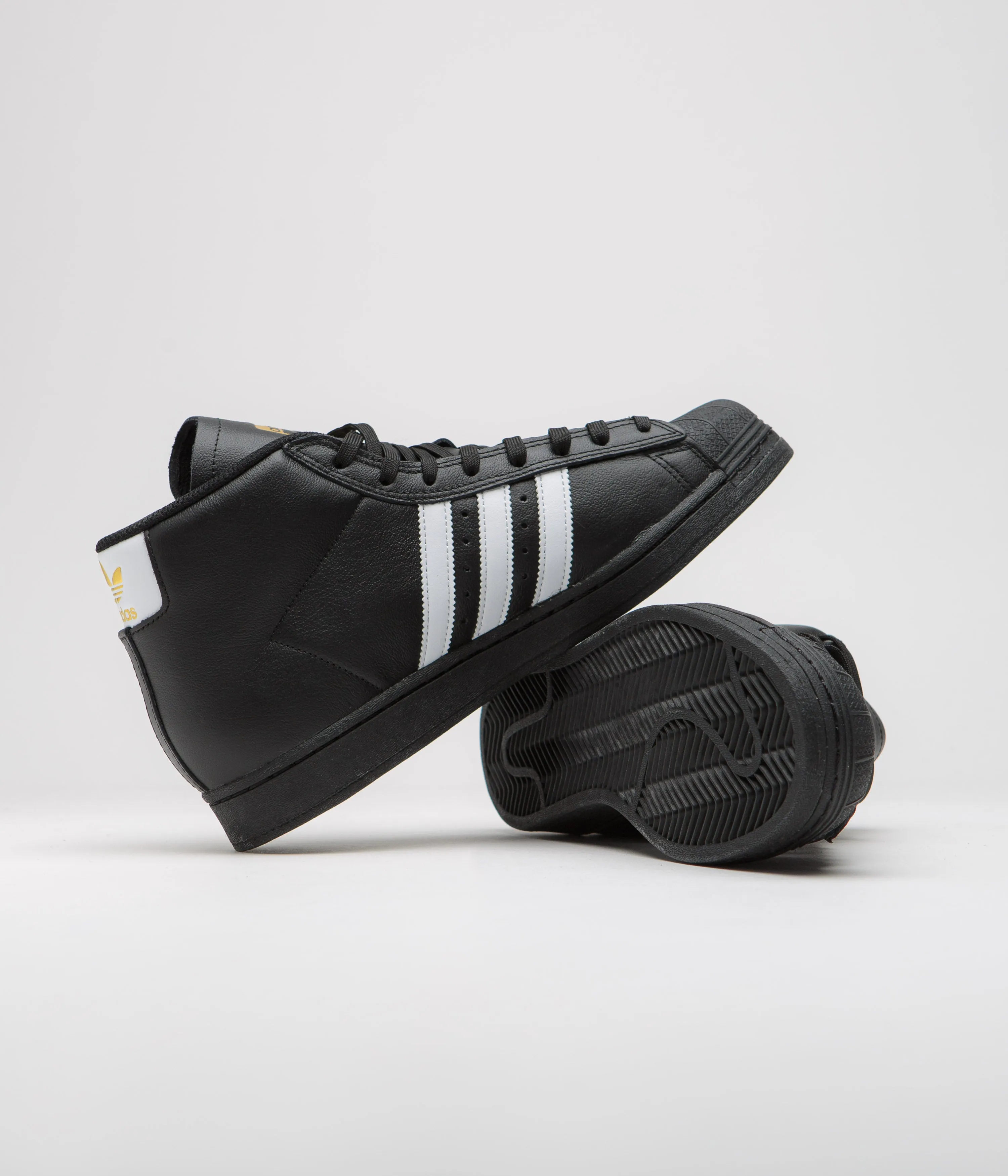 Adidas Pro Model ADV Shoes - Core Black / FTWR White / Gold Metallic