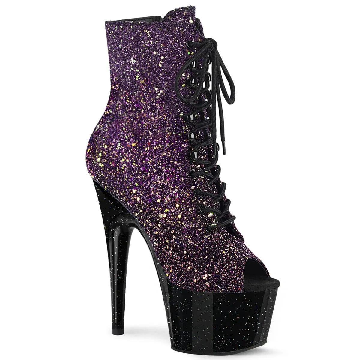 ADORE-1021OMBG Purple Multi Glitter/Black