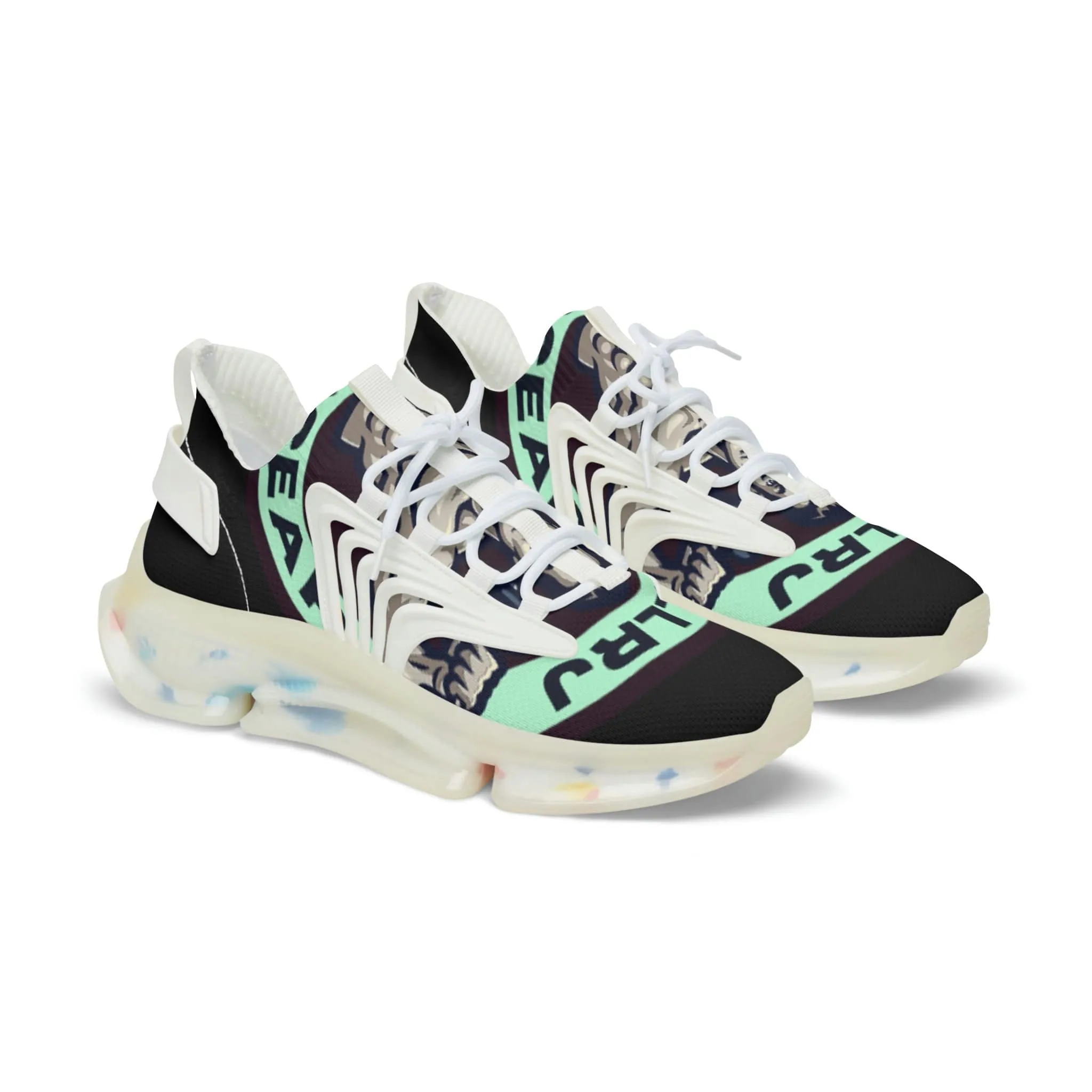 Allrj all over motif knit trainers