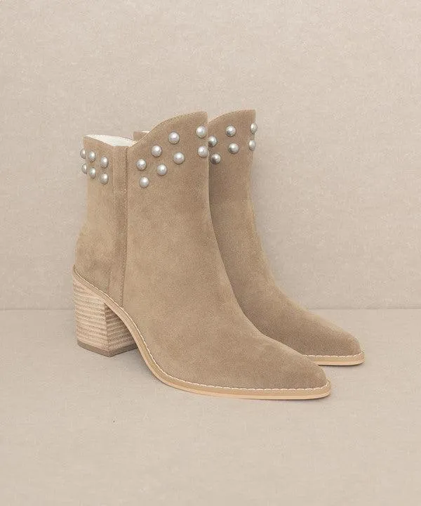 Alofi Studded Collar Booties