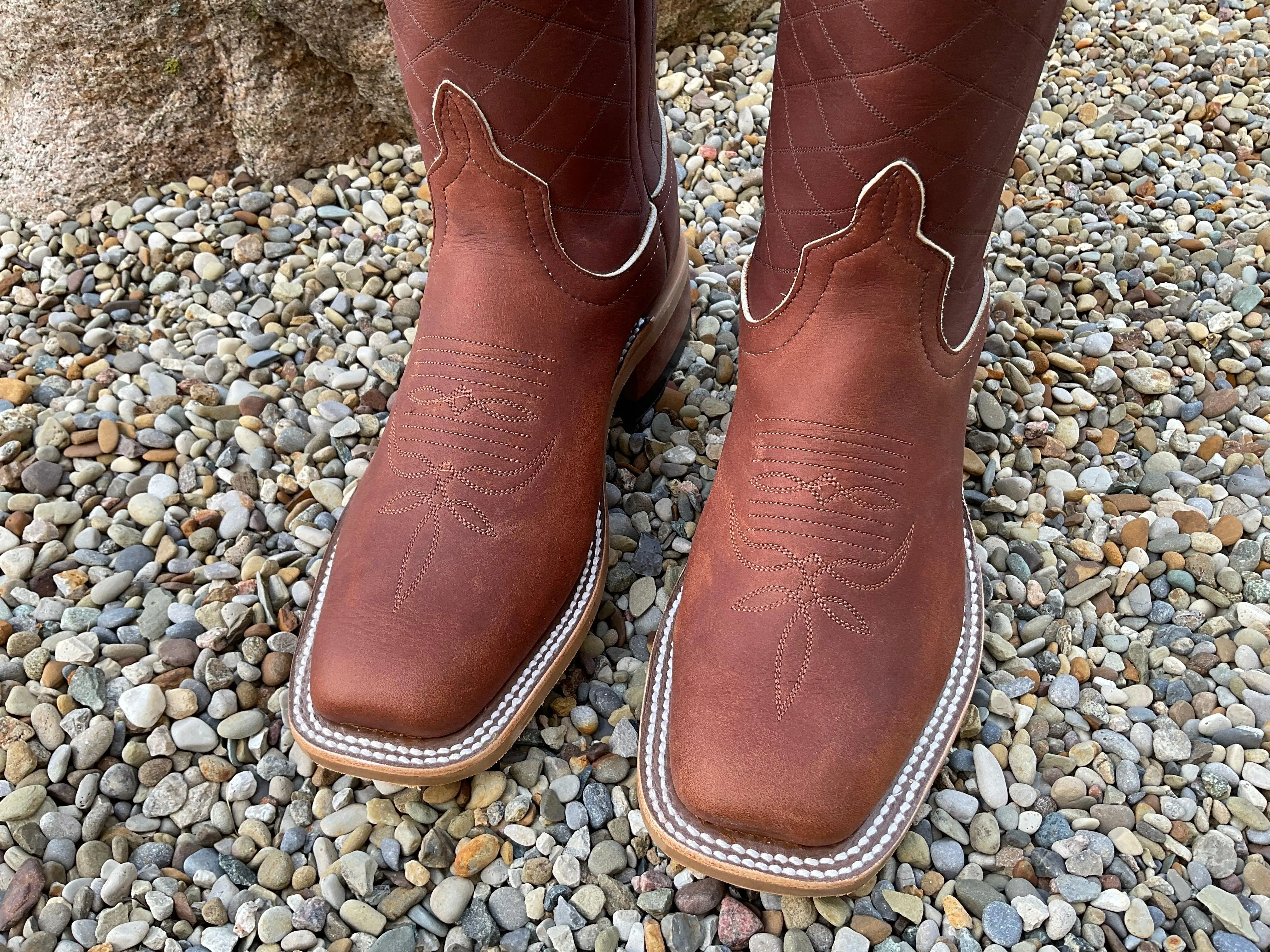 Anderson Bean Men's 13” Brown Big League Cowboy Toe Western Cowboy Boots 335361