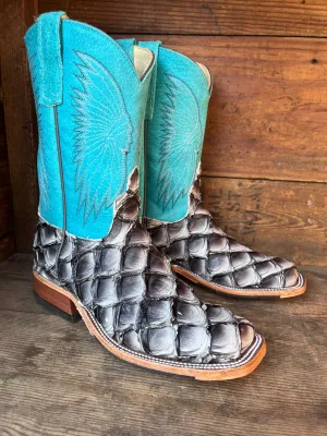 Anderson Bean Women's Fifty Shades Big Bass Arapaima 10" Square Toe Cowgirl Boots 339590