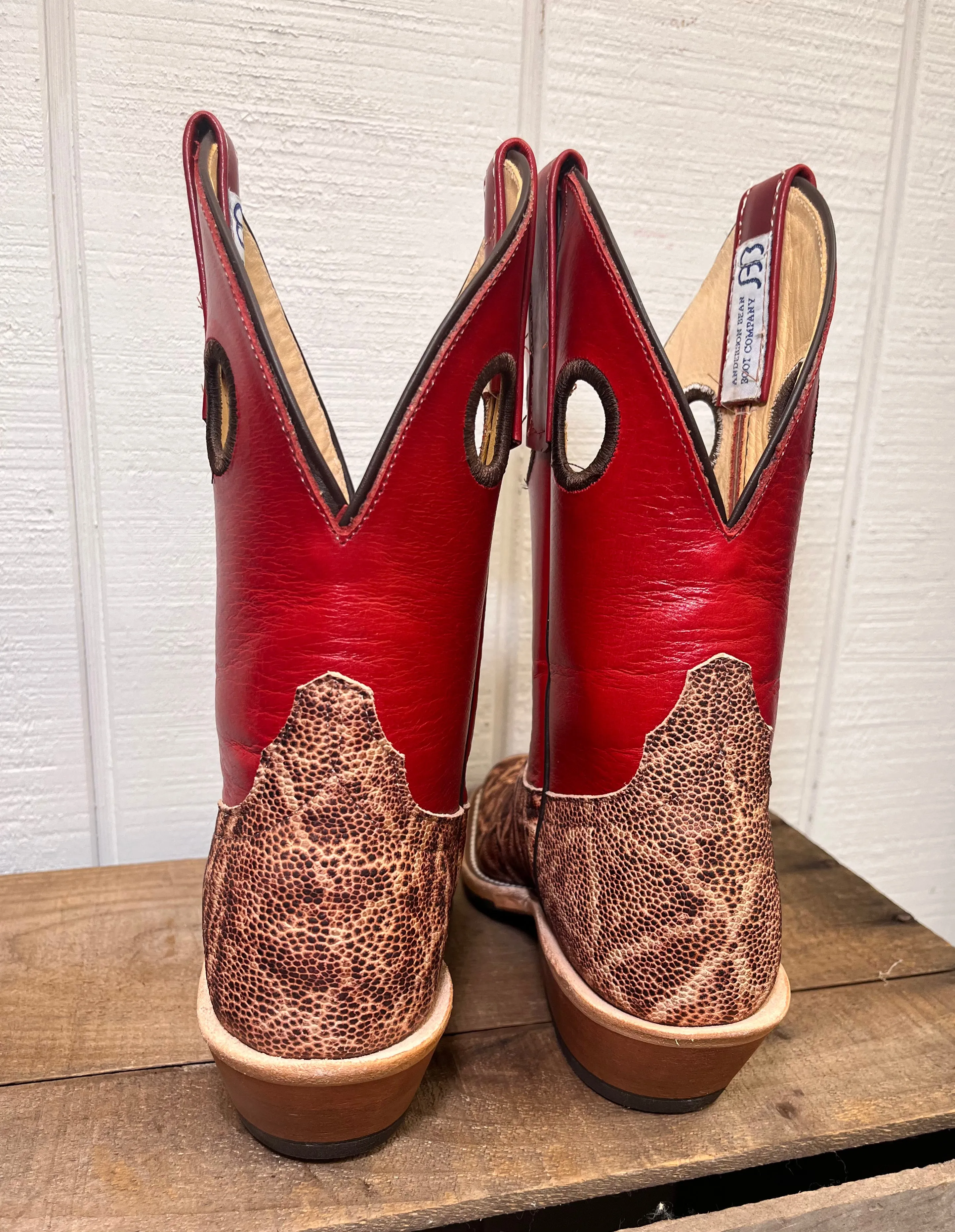 Anderson Bean Women's Terra Vintage Elephant & Tamarillo Absolute 8” Cowgirl Boots 335350