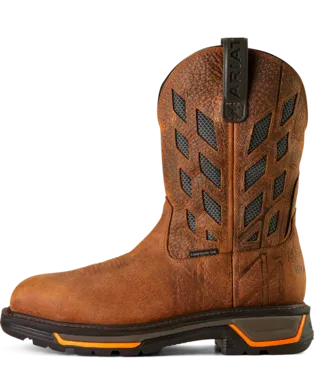 Ariat Boots, 11 inchBig Rig Tread VentTEK Composite Toe Work Boot,  10050834 EARTH