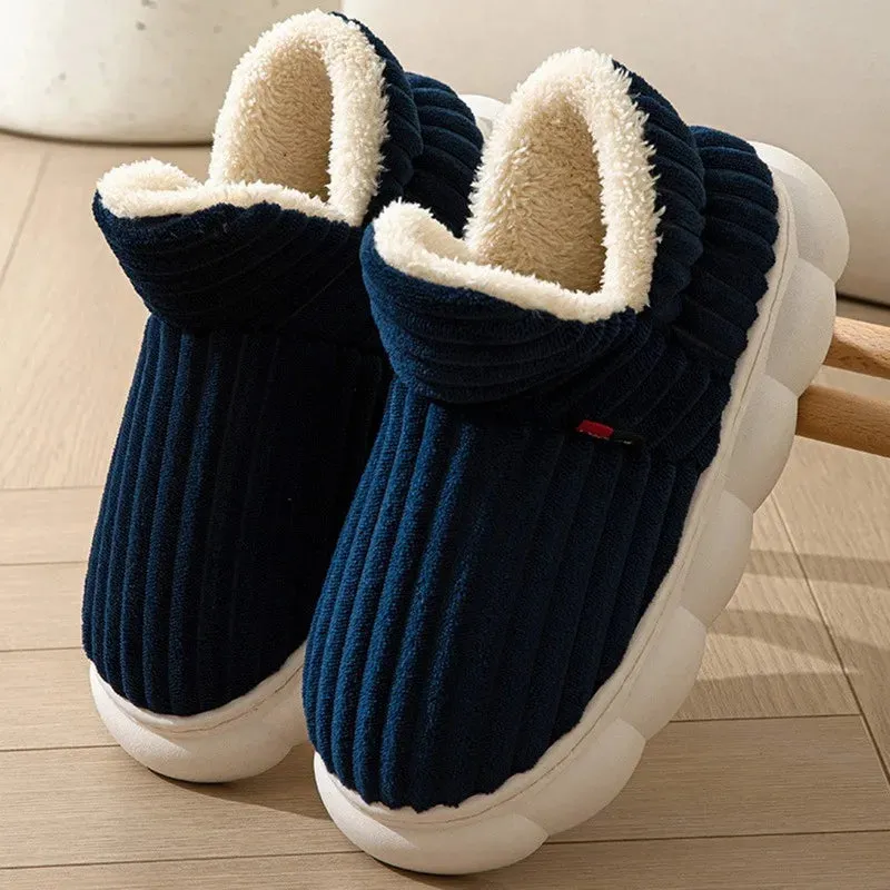 Ashore Shop 2023 Women Winter Boots Slippers Thickening Plush Warm Snow Boot