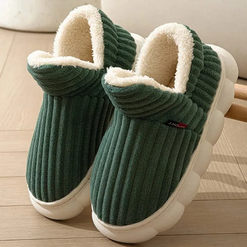 Ashore Shop 2023 Women Winter Boots Slippers Thickening Plush Warm Snow Boot