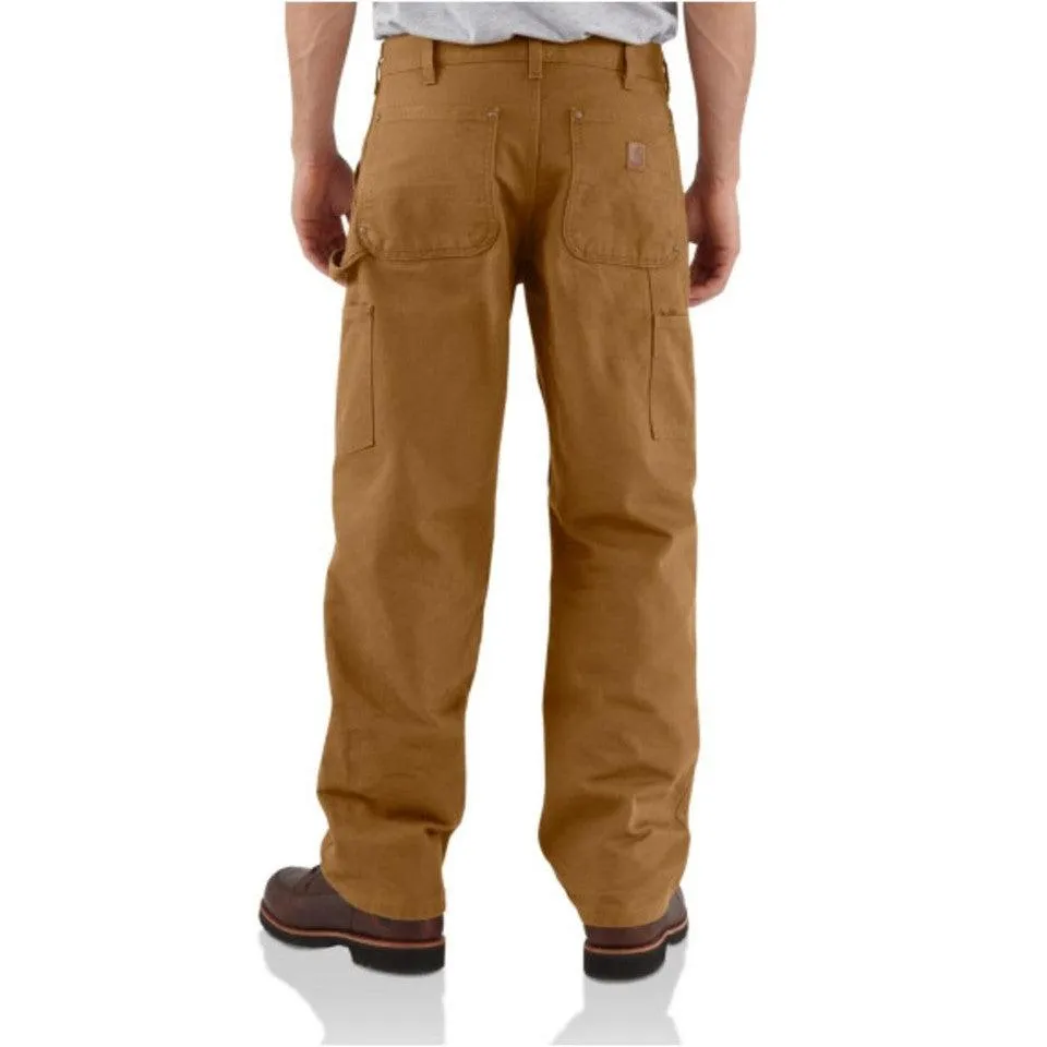 B136 - Double Front Washed Duck Work Dungaree - Carhartt Brown