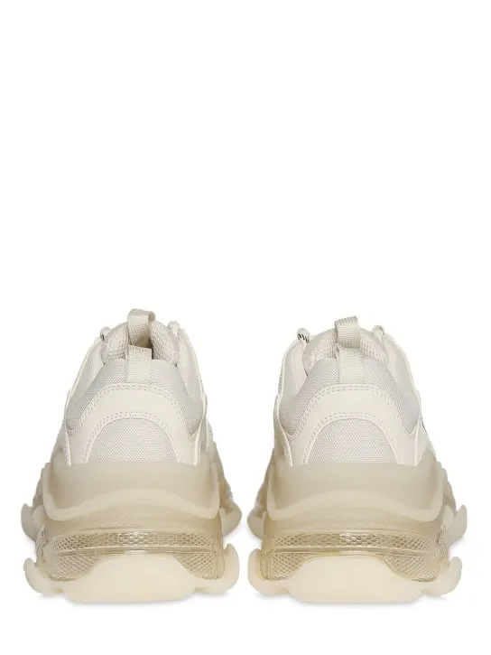 Balenciaga   60mm Triple S clear sole sneakers 