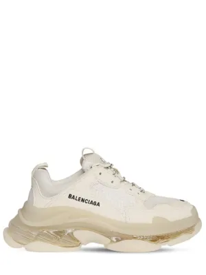 Balenciaga   60mm Triple S clear sole sneakers 