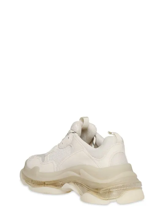 Balenciaga   60mm Triple S clear sole sneakers 