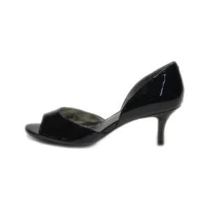 Bandolino Peep Toe Leather Black Colour For Women