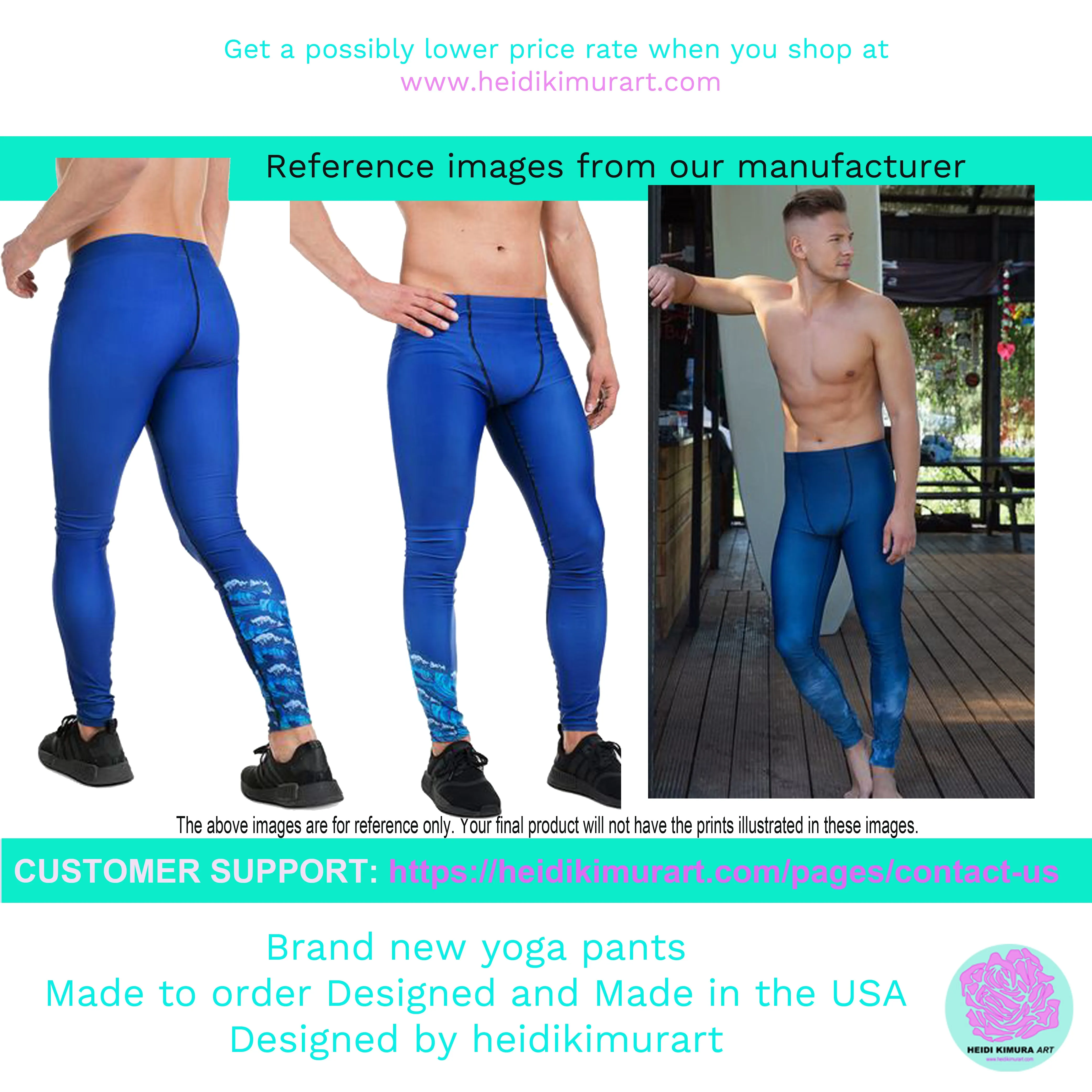 Black Pink Diagonal Striped Meggings, Best Designer Men's Athletic Running Leggings-Made in USA/EU/MX