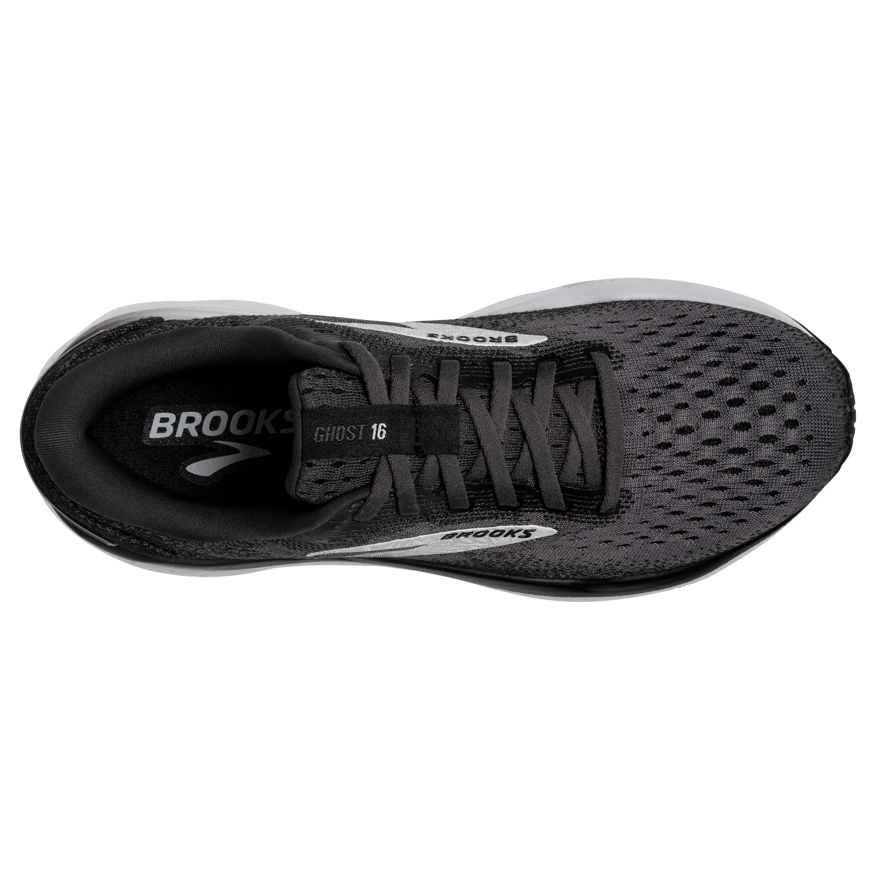 Brooks | Ghost 16 | Men's | Black/Grey/White