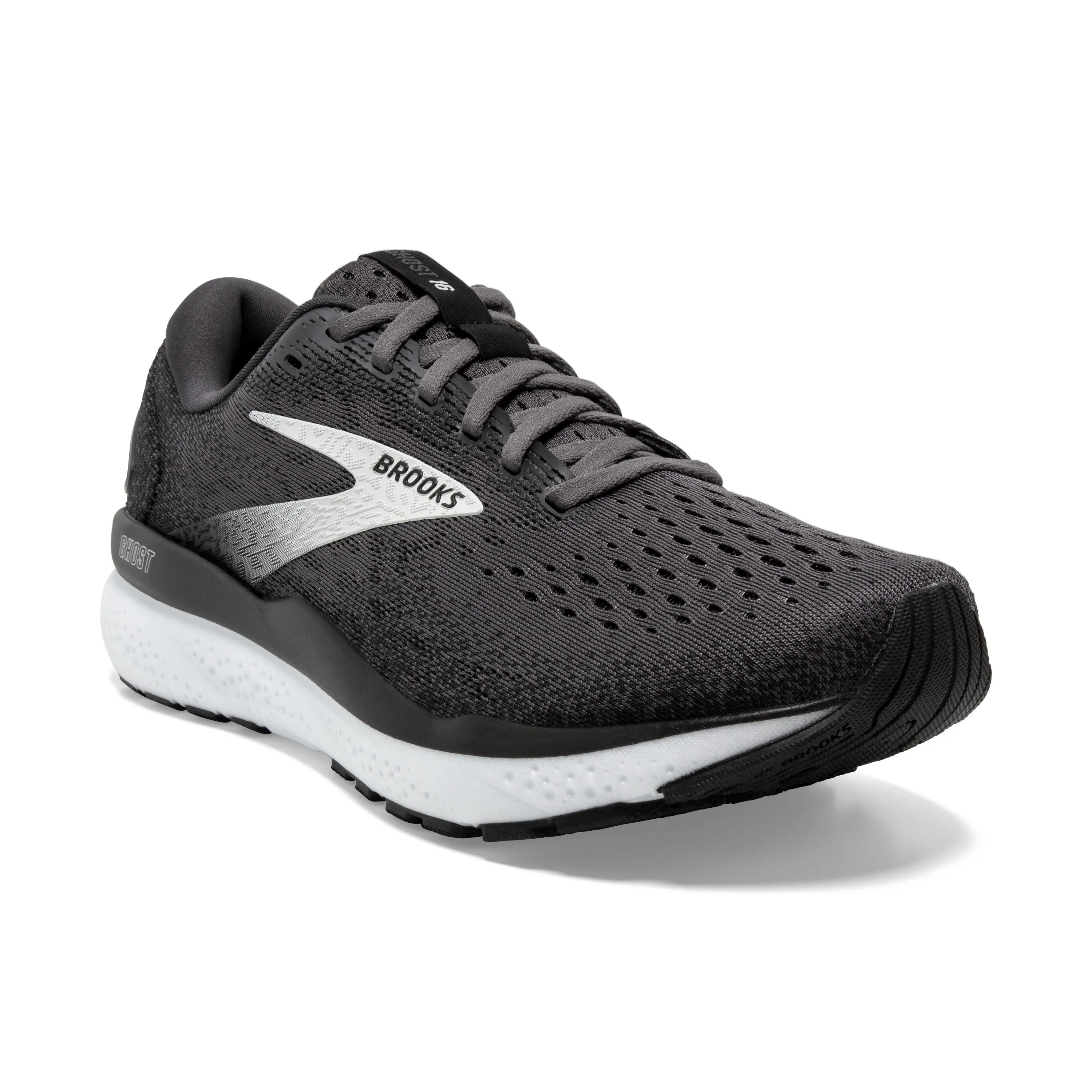 Brooks | Ghost 16 | Men's | Black/Grey/White