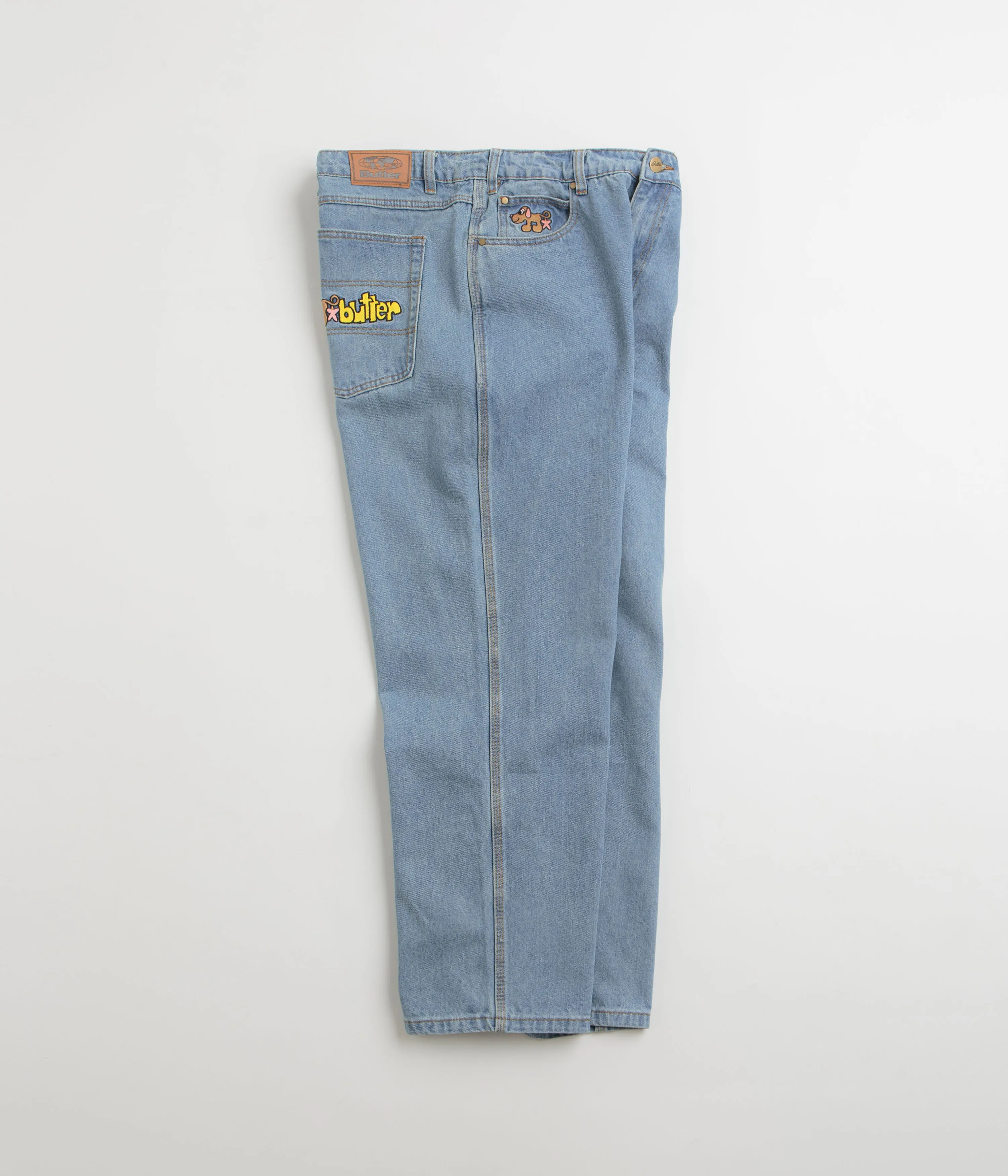 Butter Goods Pooch Relaxed Jeans - Washed Indigo