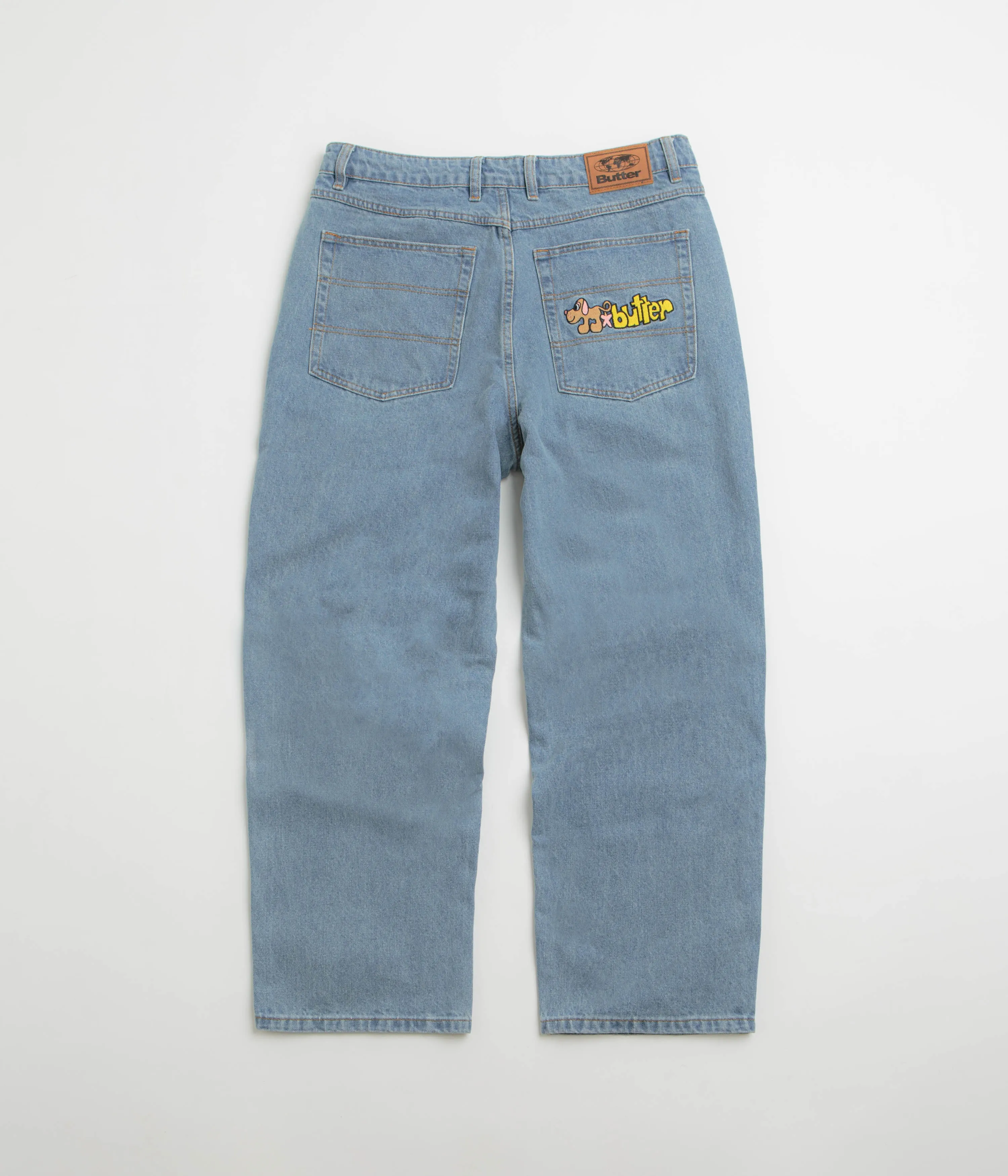 Butter Goods Pooch Relaxed Jeans - Washed Indigo