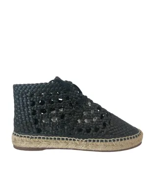 Celine Black High Top Lace Up Espadrilles. Size: 36