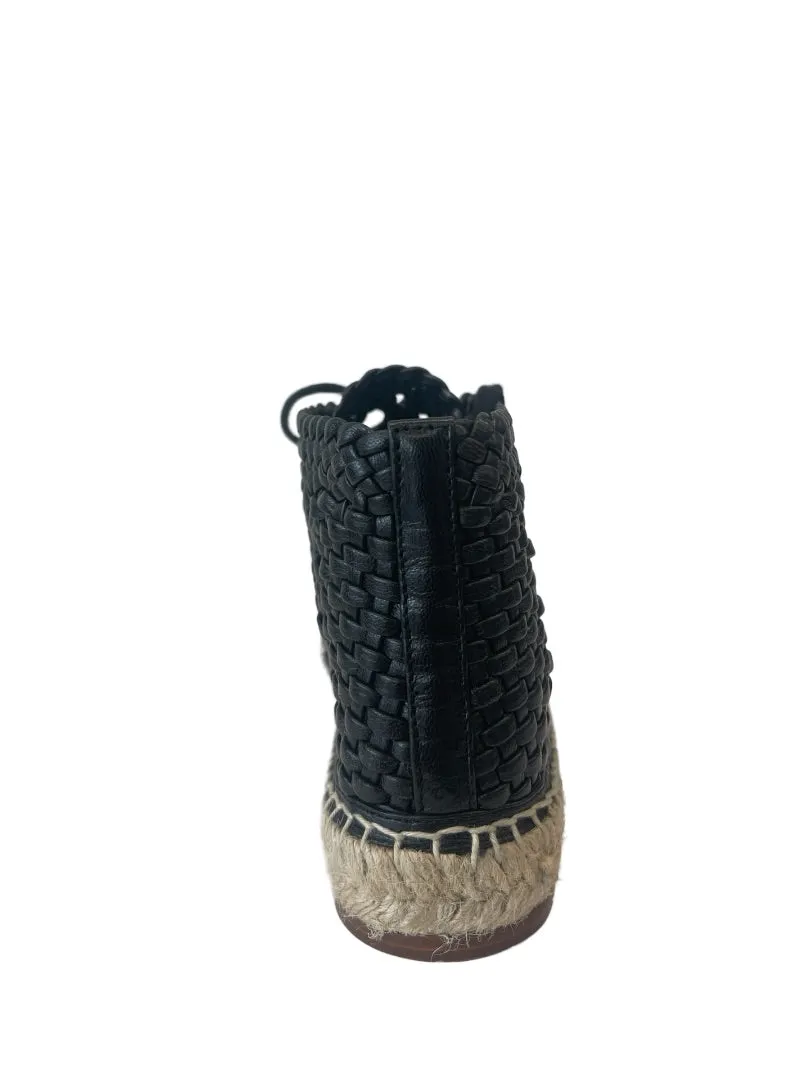 Celine Black High Top Lace Up Espadrilles. Size: 36