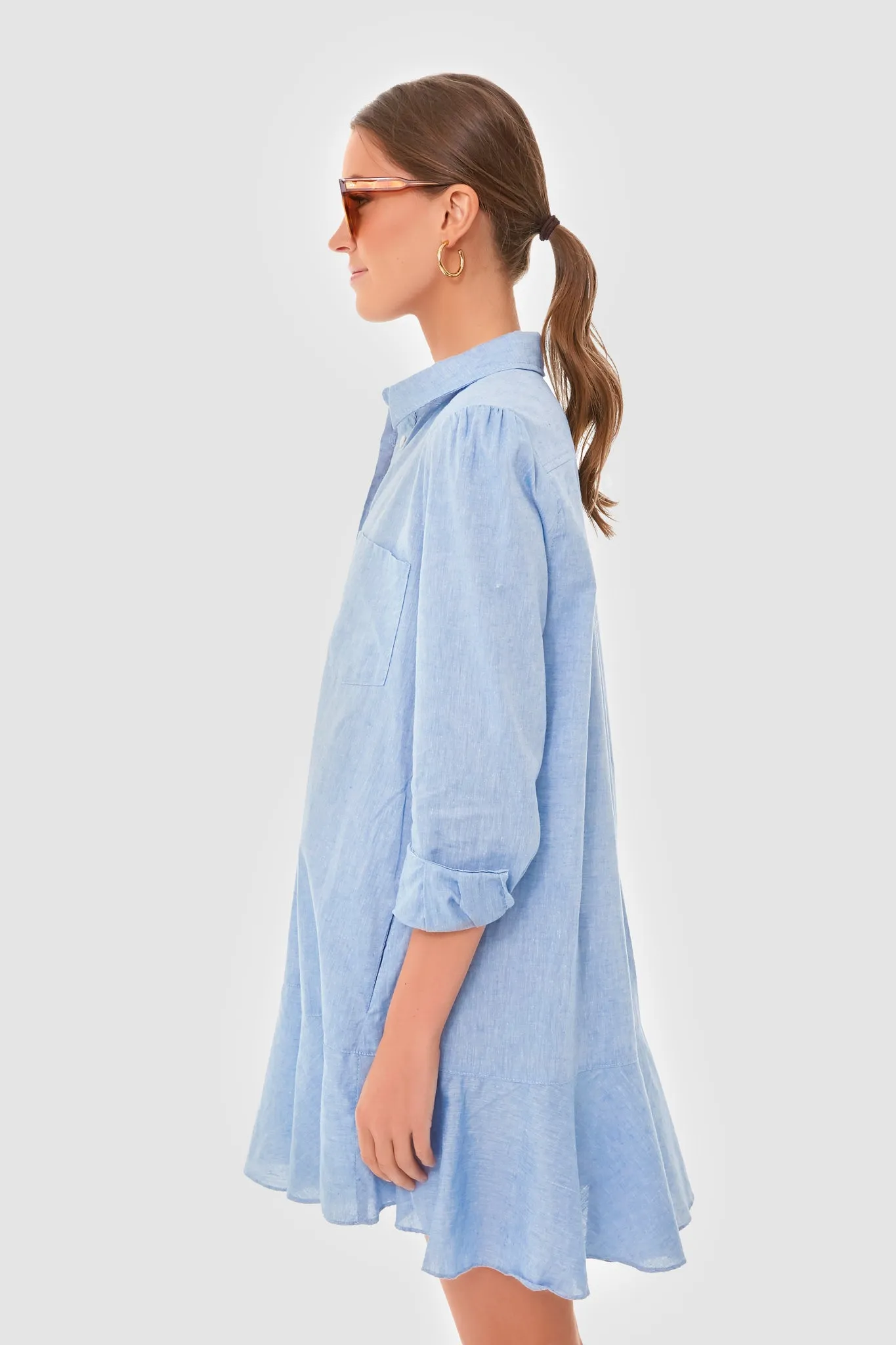 Chambray Callahan Shirt Dress