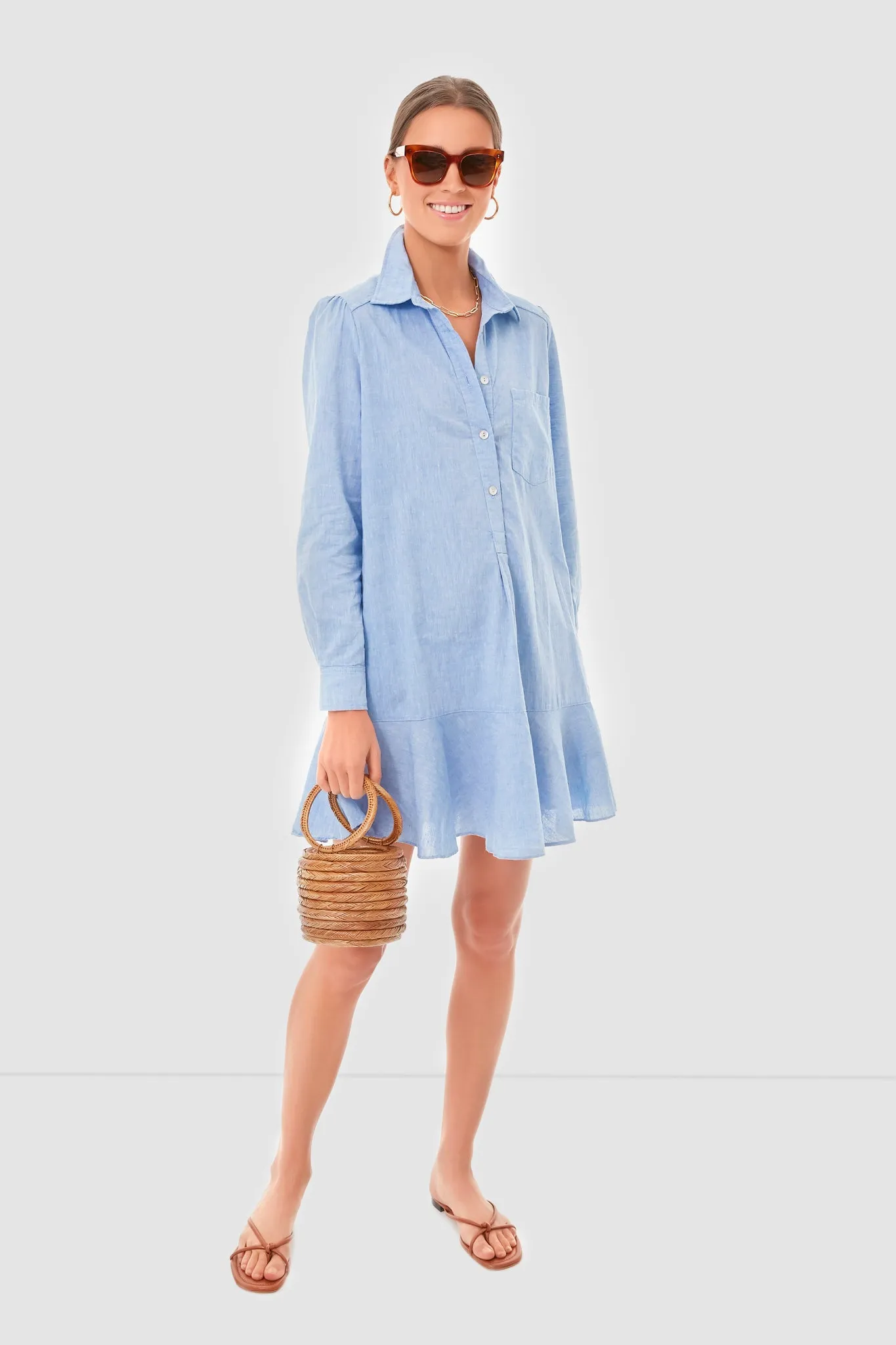 Chambray Callahan Shirt Dress