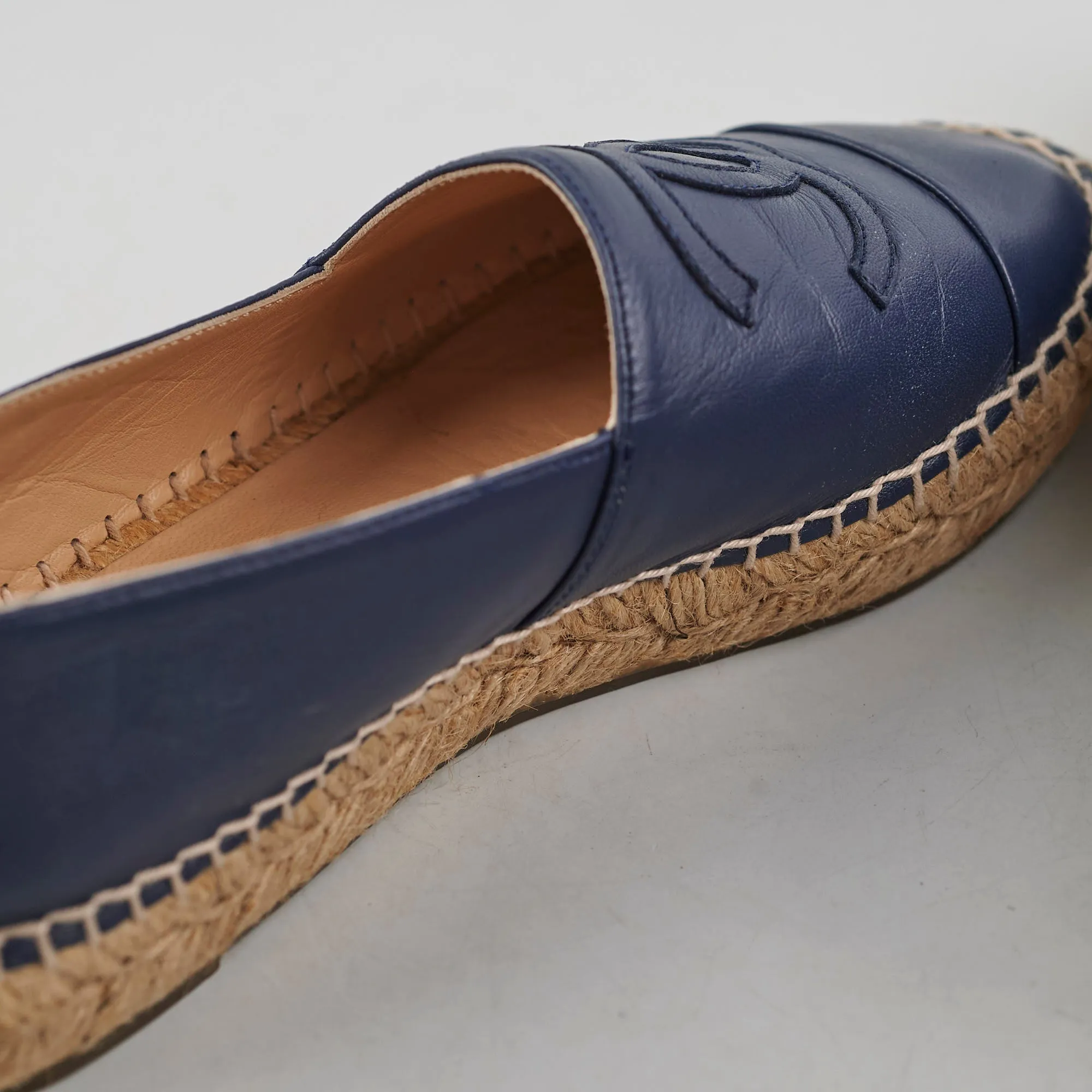 Chanel Espadrilles Navy Size 36