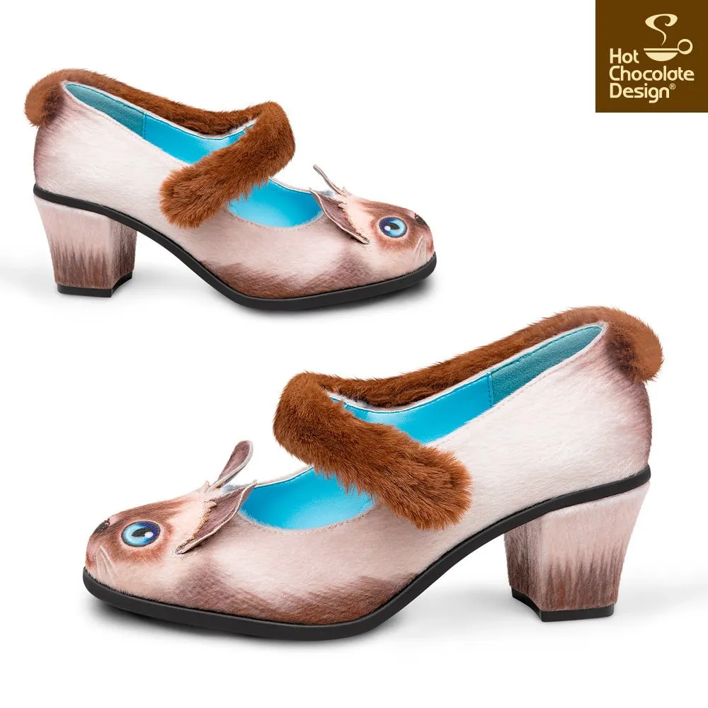 Chocolaticas® SIAMESE CAT Women's Mary Jane Pump