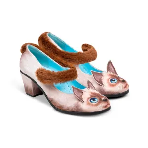 Chocolaticas® SIAMESE CAT Women's Mary Jane Pump