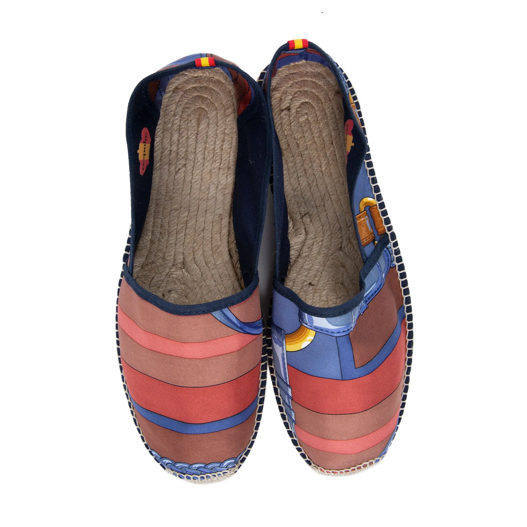 COACH Blue/Brick Classic Espadrilles