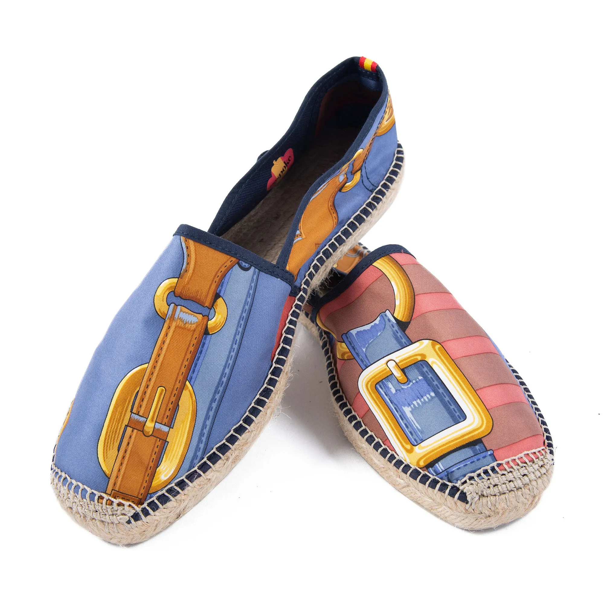 COACH Blue/Brick Classic Espadrilles