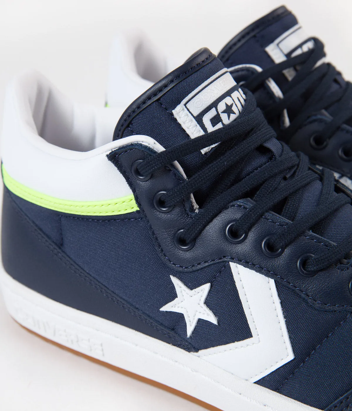 Converse Fastbreak Pro Mid Shoes - Obsidian / White / Ghost Green