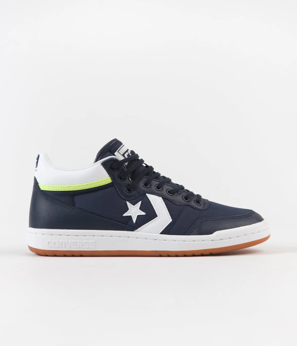 Converse Fastbreak Pro Mid Shoes - Obsidian / White / Ghost Green