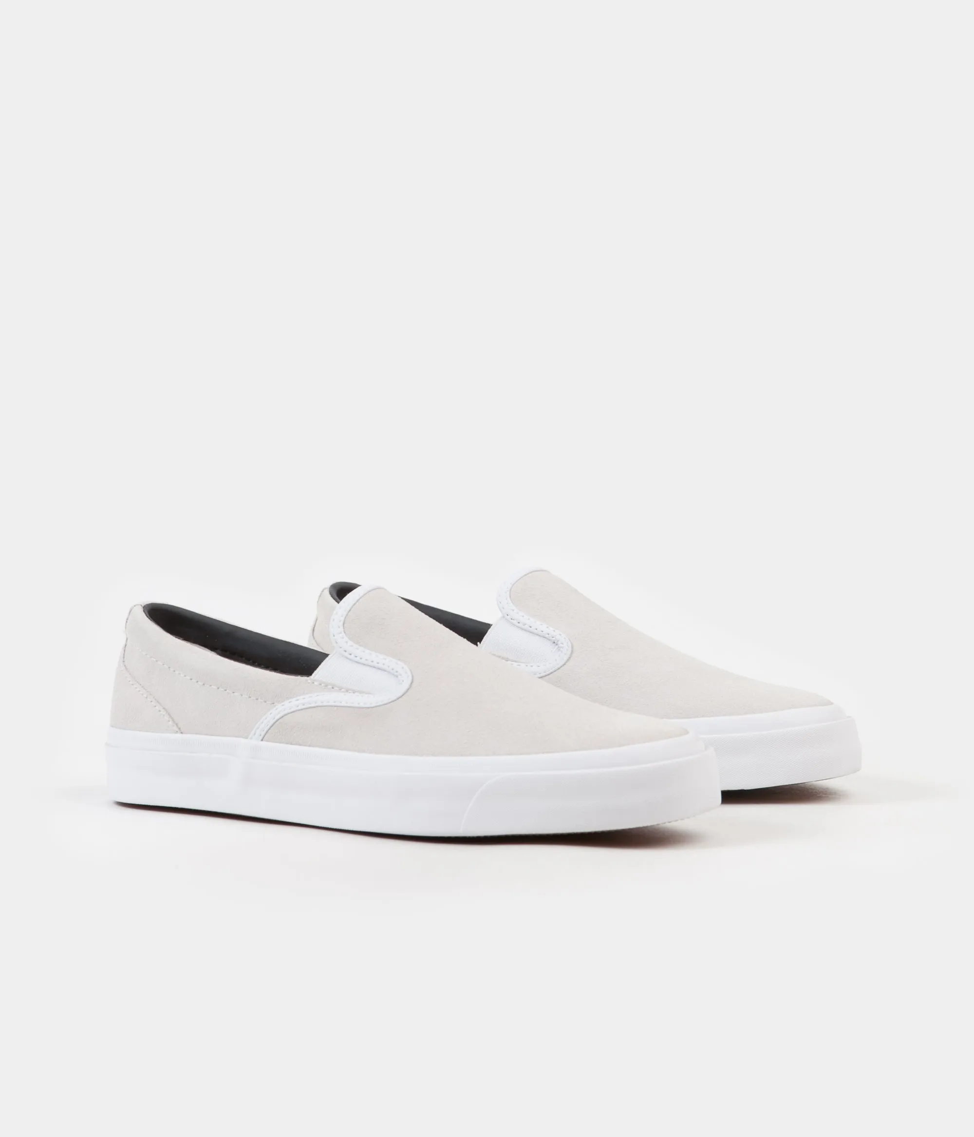 Converse One Star CC Slip On Shoes - White / Black / White