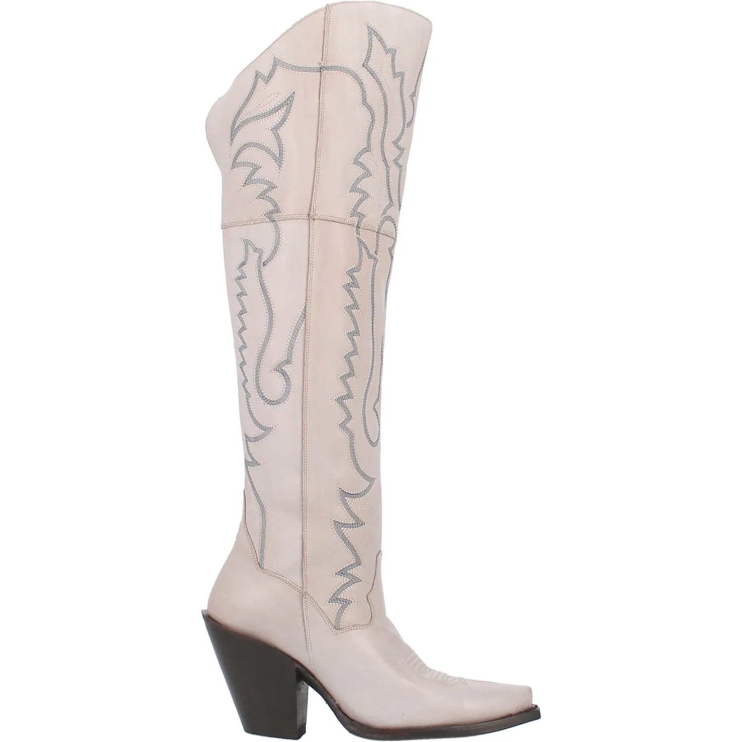 Dan Post Womens Loverly Fashion Boots Leather White