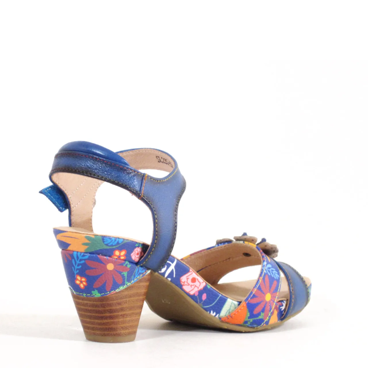 Daphne Retro Floral Heels