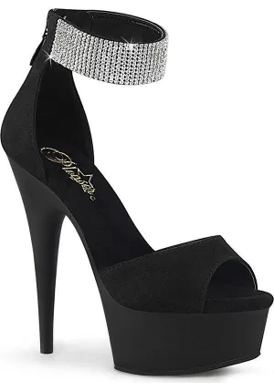 DELIGHT-625 [Black Suede] | PLATFORM HEELS [PREORDER]