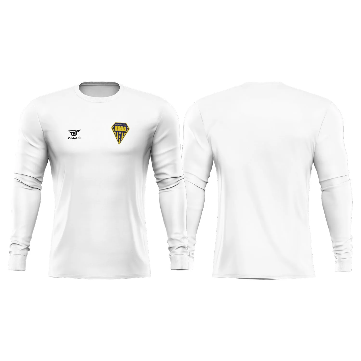 Diamond State Academy Long Sleeve Dipro-Shirt White