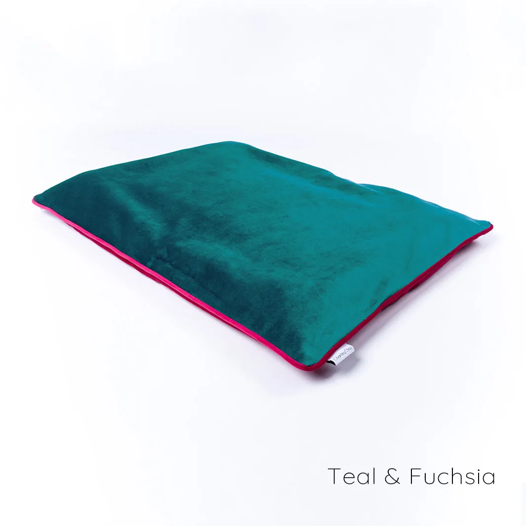 Dog Travel Pad in Velour Contrast