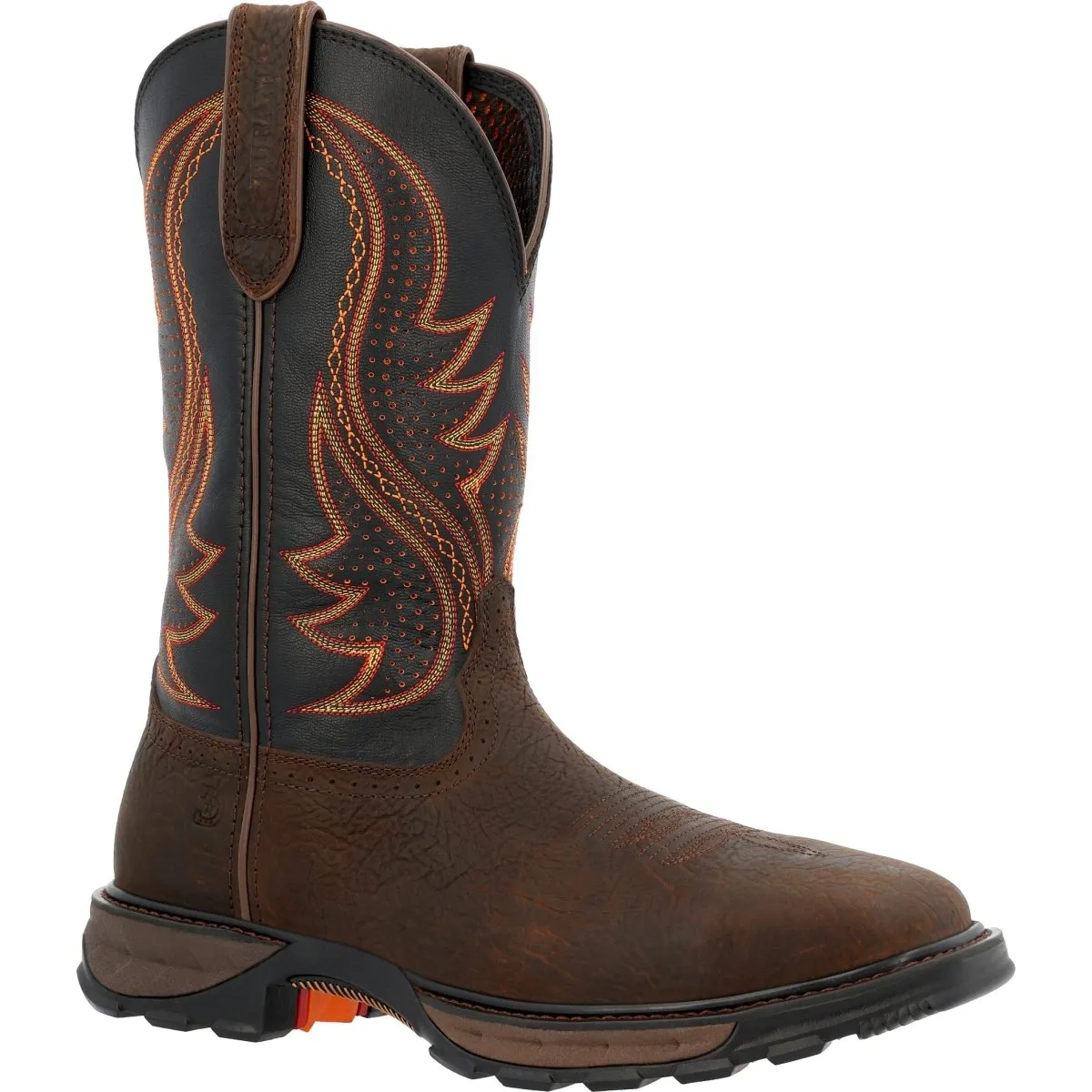 Durango Maverick Xp Men's Ventilated with InsulKul™ Steel Toe Work Boots Ddb0478 In Tobacco Leaf And Black Eclipse