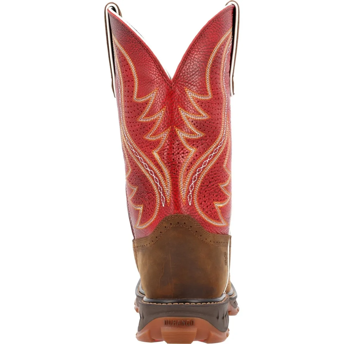 Durango Maverick Xp Men's Ventilated with InsulKul™ Work Boots Ddb0479 In Briar Brown And Crimson Red