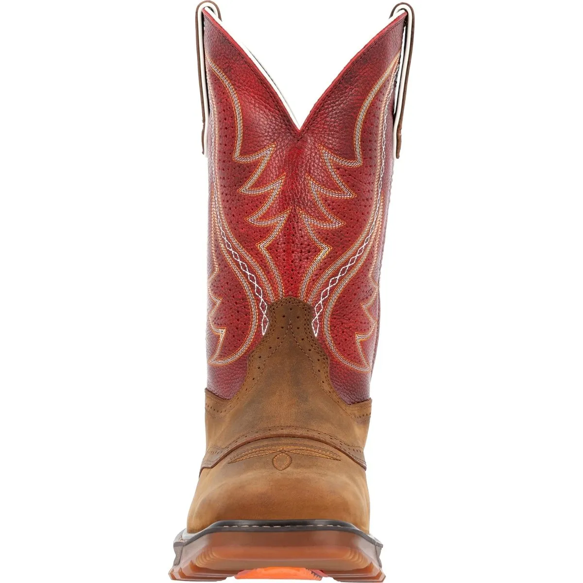 Durango Maverick Xp Men's Ventilated with InsulKul™ Work Boots Ddb0479 In Briar Brown And Crimson Red